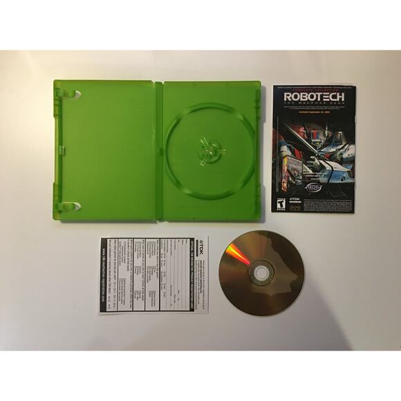 Robotech Battlecry (Microsoft Xbox, 2002) TDK Mediactive - CIB Complete W/Manual - Picture 5 of 6